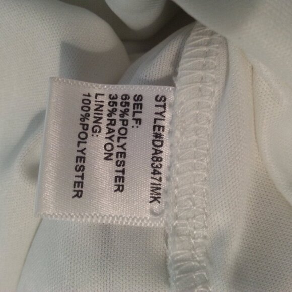 Dee Elly Nordstrom Mustard Yellow White Striped Belted MIDI Dress Size M - Picture 5 of 8